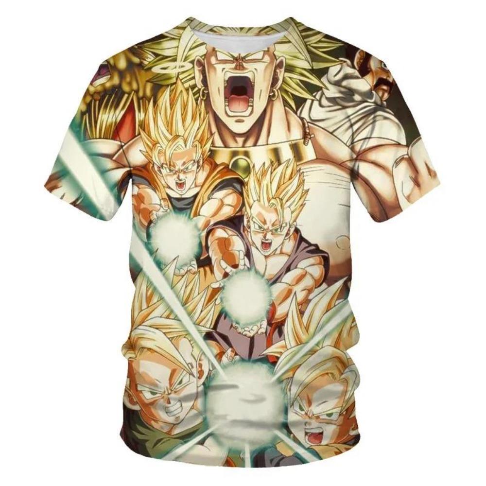 Anime Dragon Ball Son Goku 3D Print Kids T Shirt Summer Fashion Casual T-shirt Boy Girl Unisex Children's Clothing Tshirt Tops