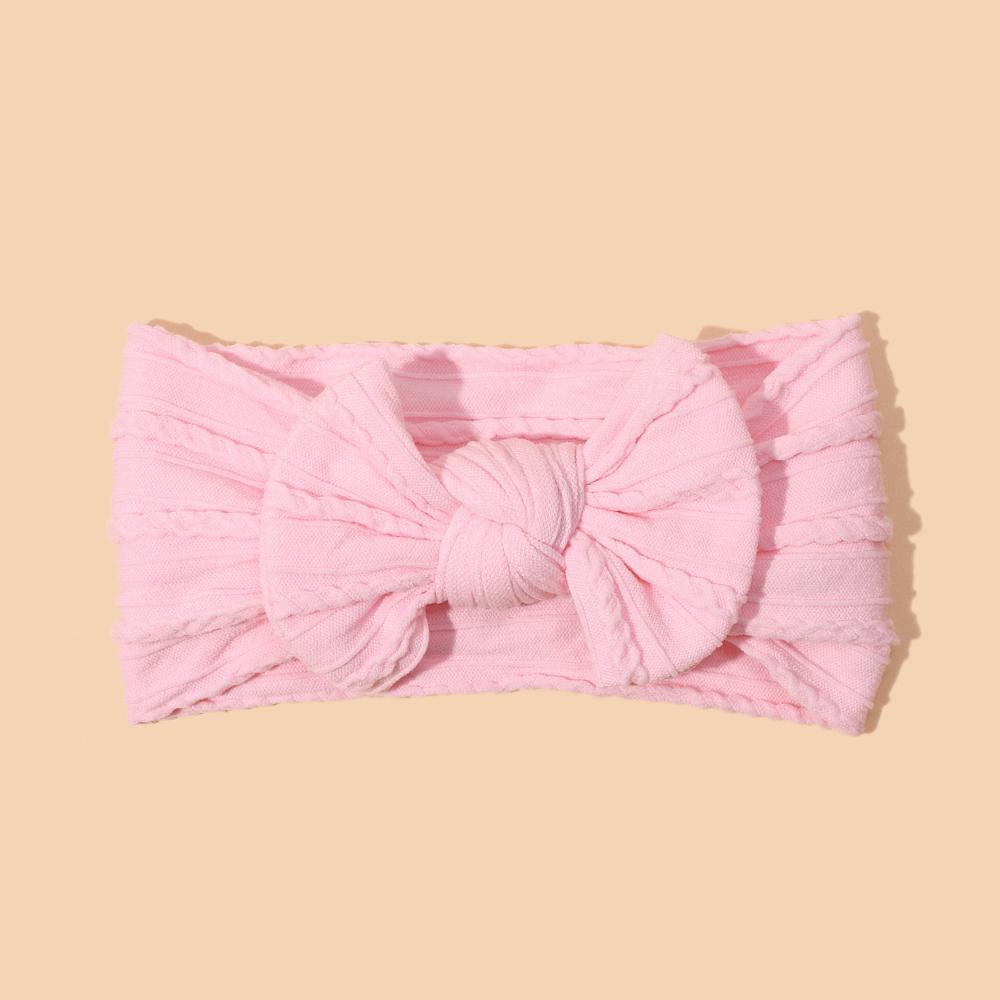 1 Pezzo Fascia per Testa Neonato per Bambine Lavorata a Maglia Elastica Turbante per Bambini Fiocchi per Bambini Morbido Nylon Cappelli per Bambini Accessori per Capelli 32 Colori
