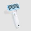 Pet Comb Anti-Slip Ergonomic Handle Grooming Rounded Needle Teeth One-Click Self-Cleaning Pet Grooming Tool