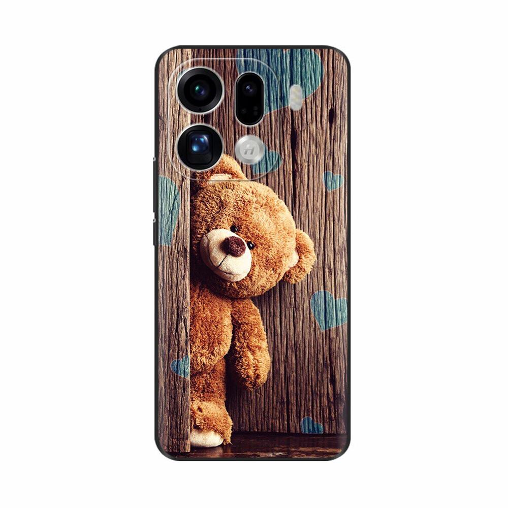 For OPPO Find X9 Find X9 Pro 5G Shockproof Case Soft TPU Silicone Phone Cover FindX9 Pro Funda Bumper Cartoon Painted Back Cover