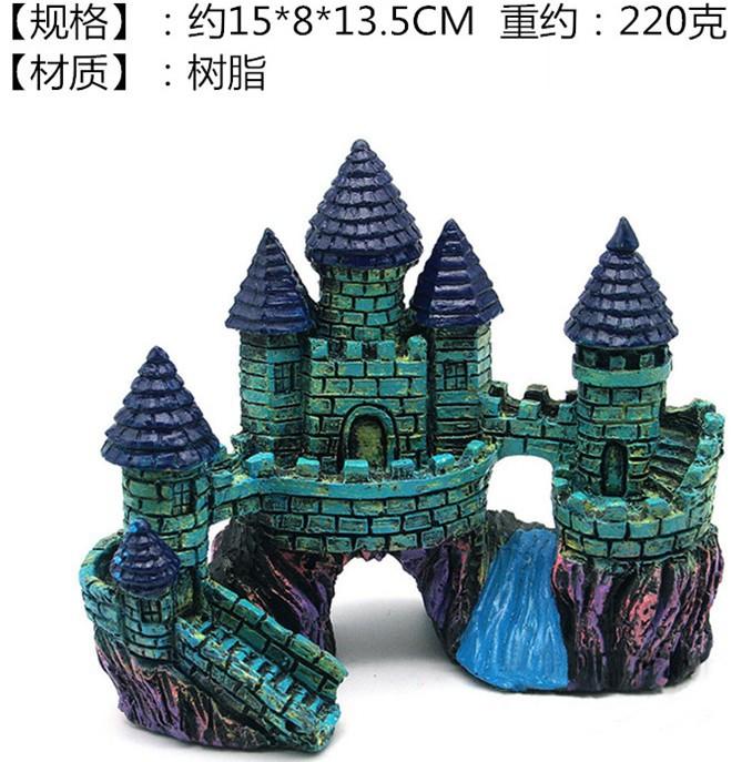 European Luxury Resin Roman Column Ornaments Aquatic Handicraft for Garden Landscaping Fish Tank Aquatic Box Accessories Bag