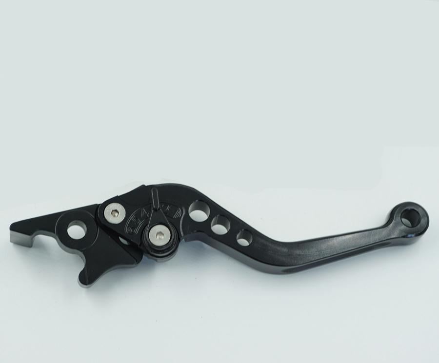 2 Pcs Black CNC Aluminium Alloy Motorcycle Double Disc Brake Modification Lever