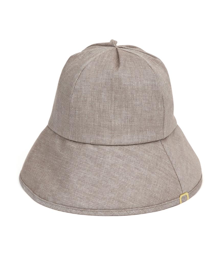 Eondeokeonteulolseutyudio Strap Bucket Hat / Linen Tw / L Brown