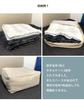 With SOFA Storage Bag with Handles, Folds into Cushions, Blankets, and Towels, Square, Washable Storage Cover, 45x45x20cm (B513s)