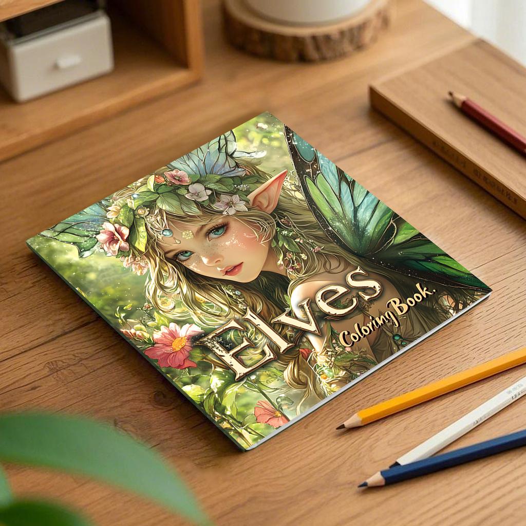 Floral Fantasy Colouring Books for Teens Adults Creative DIY Gift Color Book