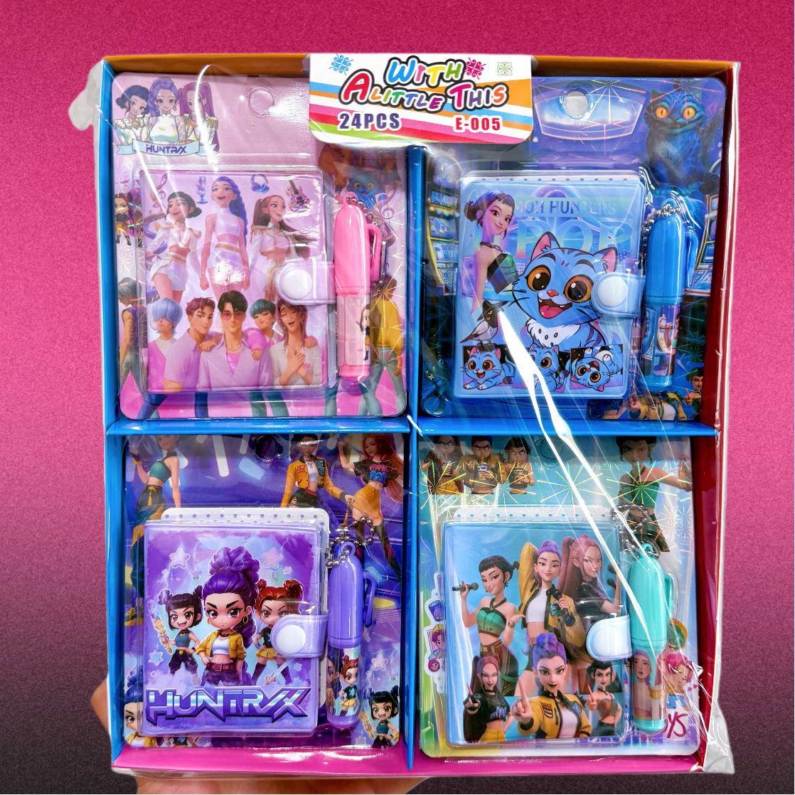 

Новий K-op Мисливець на демонів Блокнот Портативний ПУ Кишеньковий блок Ins Висока естетика Мультяшний блокнот Подарунок на день народження для дівчинки Random One