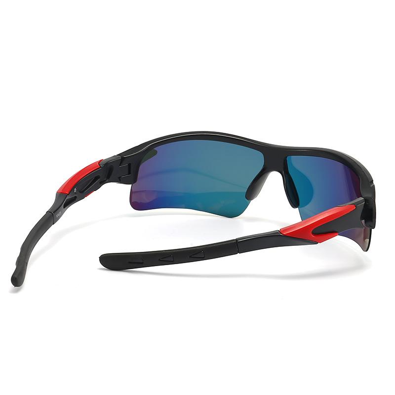 Colorful Cycling Glasses One-piece Sunglasses for Men European and American Outdoor Sports Polarized Sunglasses