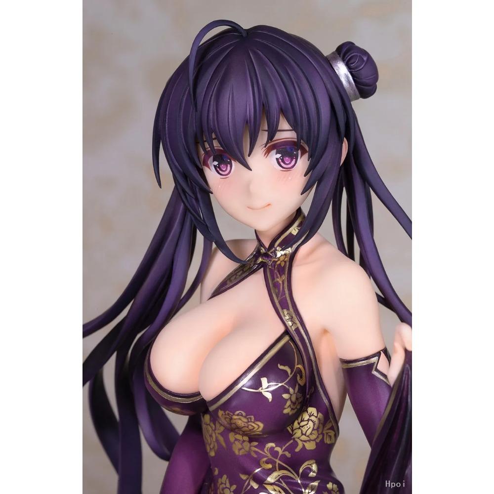 13CM Anime Comic Aun Winter Moon Jasmine Figure Sexy Cheongsam Animation Model Toys Gifts Collection Decoration Ornaments PVC