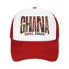 Ghana National Team  Sun Hats  Yk Cute Unisex Adult Mesh Trucker Hat Wholesale Custom Logo Hunting Camping Baseball Caps Gift