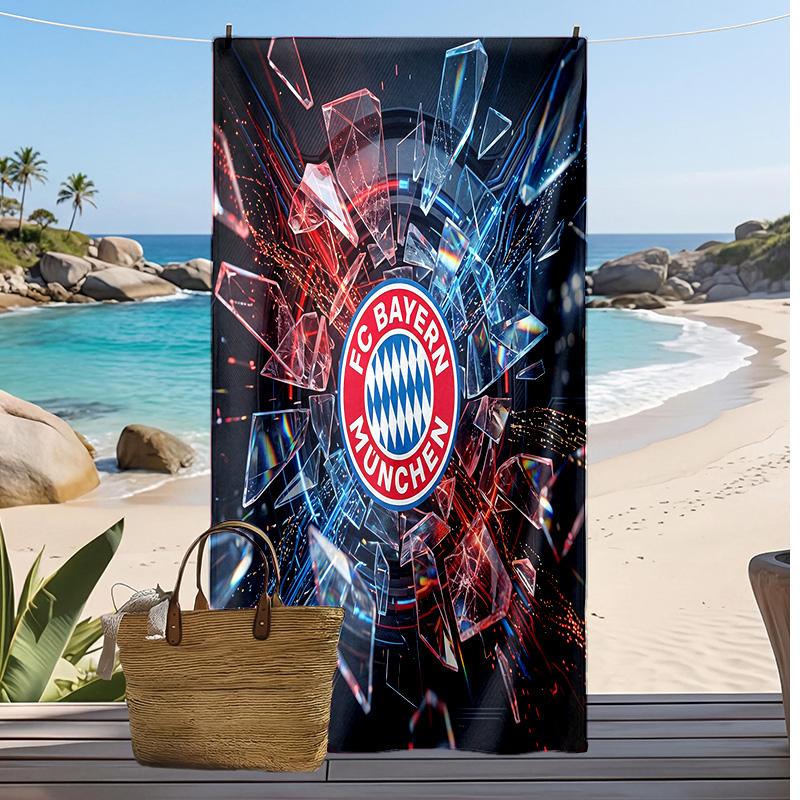 Bayern Munich Printed Beach Towel Quick Dry Soft TowelPortable Large Rectangular Beach Blanket for Travel Swimming Pool