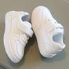 Kids White Sneakers Spring Autumn Boys Sports Shoes Girls Casual Canvas Soft Sole Lightweight Baby Shoes