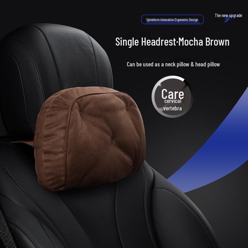 Purple Wind Chime Headrest & Lumbar Support Pillow for BMW 5 Series 530Le Zotye T300/T600