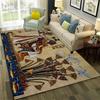 Pharaoh Egyptian Mythology Hieroglyphics Carpet Rug for Home Living Room Bedroom Sofa Doormat Decor,Area Rug Non-slip Floor Mat