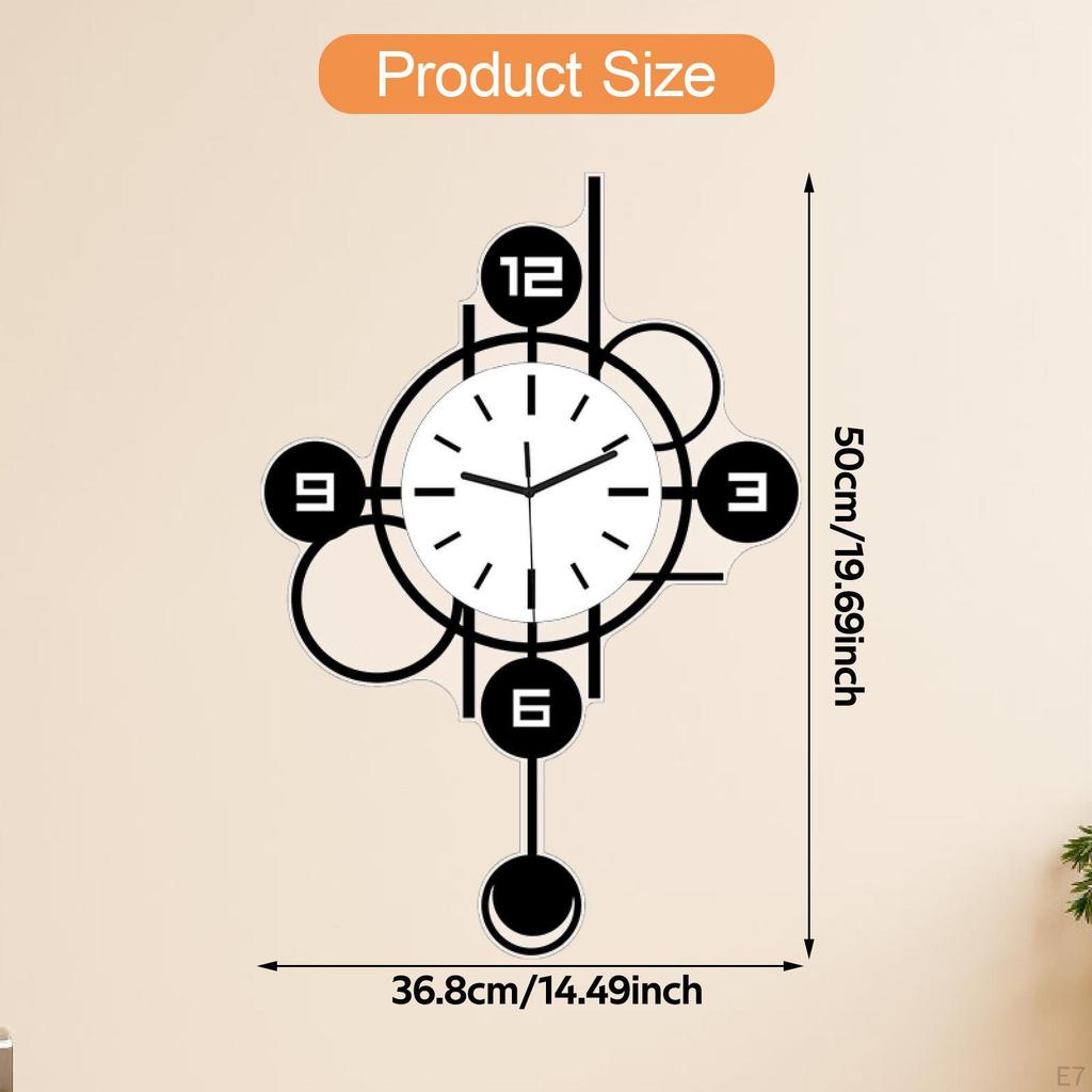 Clock Home Decor Hanging for Indoor