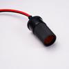 12V Power Car Cigarette Lighter Female To Alligator Clip Extension Connector To Terminal Clip-on Battery Adapter Auto Socket