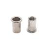 304 Stainless Steel Knurled Vertical Ribbed Flat Head Rivet Nut M3-M12