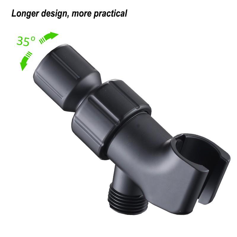 Punch-Free Adjustable Shower Head Wall Mount and Holder