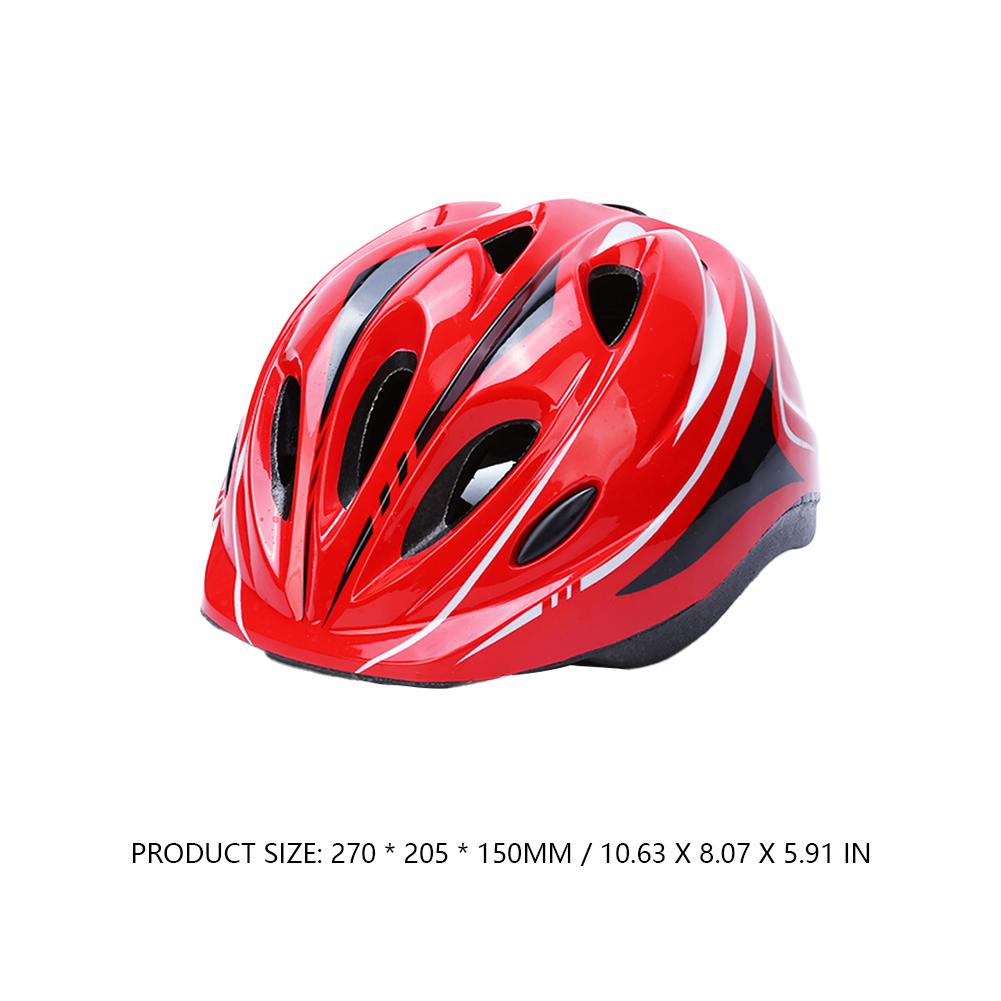 Teenagers Bicycle Helmet EPS PC Ultralight Breathable Safe Cycling Helmet for Outdoor Sports Headpiece Head Protector