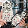 Phone Case: 2D Flat, Suitable for Samsung Galaxy A34 A35 M05 M06 S20 S22 S21 FE Plus 5G, Pure White Fairy Cat, Perfect Christmas and Halloween Holiday