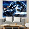 Ghostface Print Tapestry, Lightweight Wall Hanging, for Bedroom, Dorm, Living Room, Home Art Decor, Birthday Christmas Gift for Friends