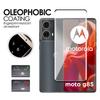 4PCS 2+2 For Motorola Moto G85 5G Glass Full Cover 3D Curved Screen Protector Tempered Glass + 2Pcs Soft Lens Film