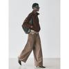 Masimodutti Wool Blend Wide Leg Volume Pants