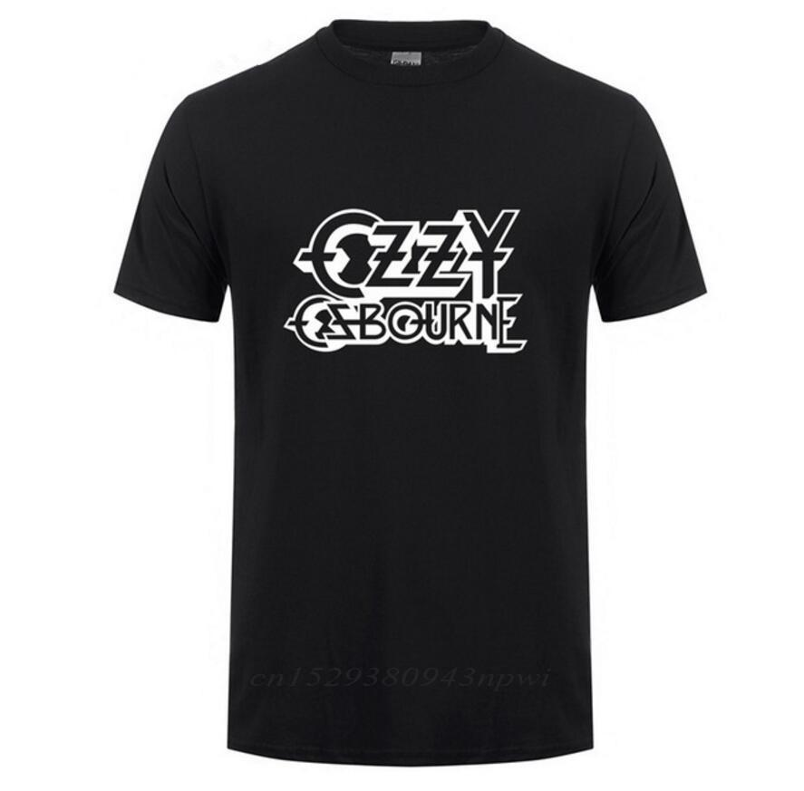 2024 Summer Ozzy Osbourne T Shirts Printed Men Brand Hip Hop Short Sleeve Tshirt Custom Printed Punk Rock Custom Tshirt
