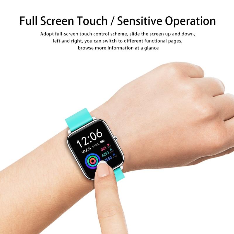 P22 Smart Watch Impermeable Fitness Sport Watch P22 Heart Rate Tracker  Recordatorio de llamada / mensaje Bluetooth Smartwatch para Android iOS  comprar a buen precio — entrega gratuita, reseñas reales con fotos — Joom