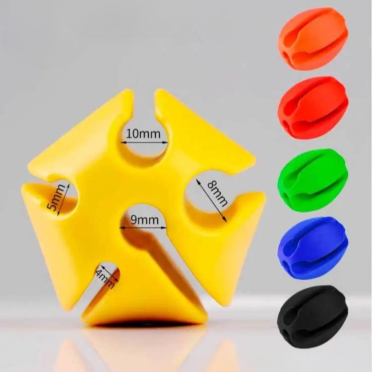 2pcs Fishing Rod Fixed Ball Rods Stopper Mini Protection Anti-Collision Balls Retractor Holder Fishing Ball Stopper Silicone Tackle