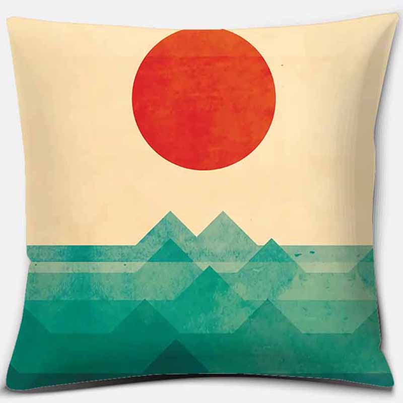 Kreatywny nadruk geometryczny poszewka na poduszkę kanapa samochodowa poszewka na poduszkę dekoracyjna poszewka na poduszkę