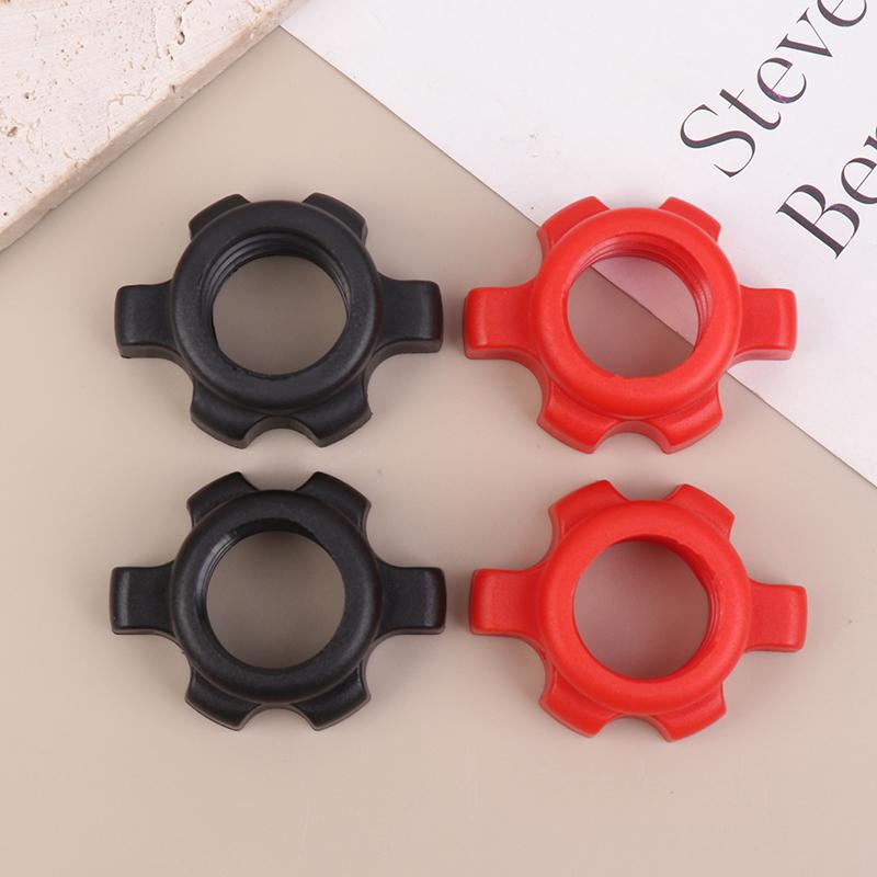 8/16Pcs Barbell Dumbbell Hexagonal Nut Fixing Accessories Home Gym Fitness Equipment Rod Screw Screw Collar Clamp