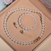 Natural Shell Pearl Necklace - Women's Clavicle Chain Set for Mother's Day Gift