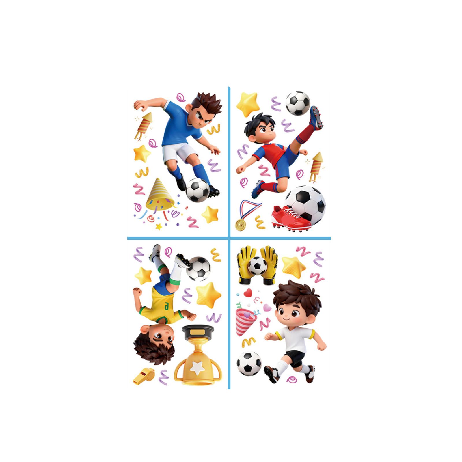 Window Stickers Cartoon Children s Football Static Stickers Decoration Living Room Bedroom Glass Stickers