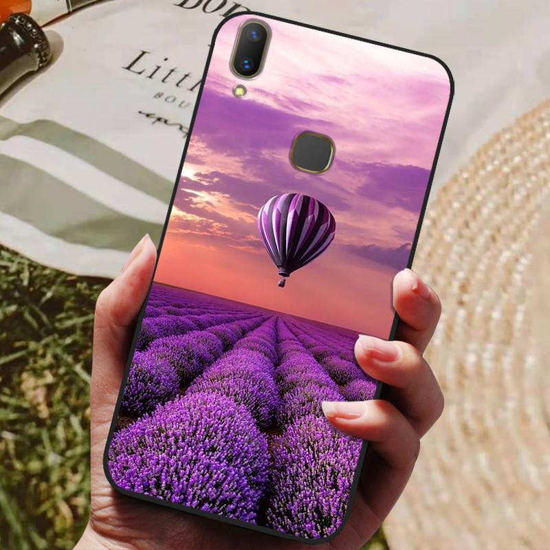 For Vivo Y85 Case 1723 V9 Silicon Back Cover Phone Case for Vivo V9 Youth Cases Soft Bumper Coque for Vivo 1727 1726 Fundas