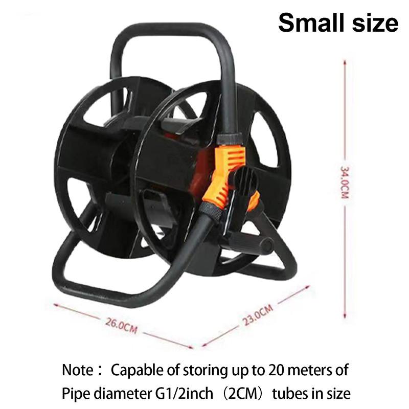 Watering Hose Free Standing Winder Portable Hose Reel Water Pipe Storage Rack Organizer Holder Gardening Tools