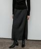 Otte Reve Satin Long Slit Skirts_2Color
