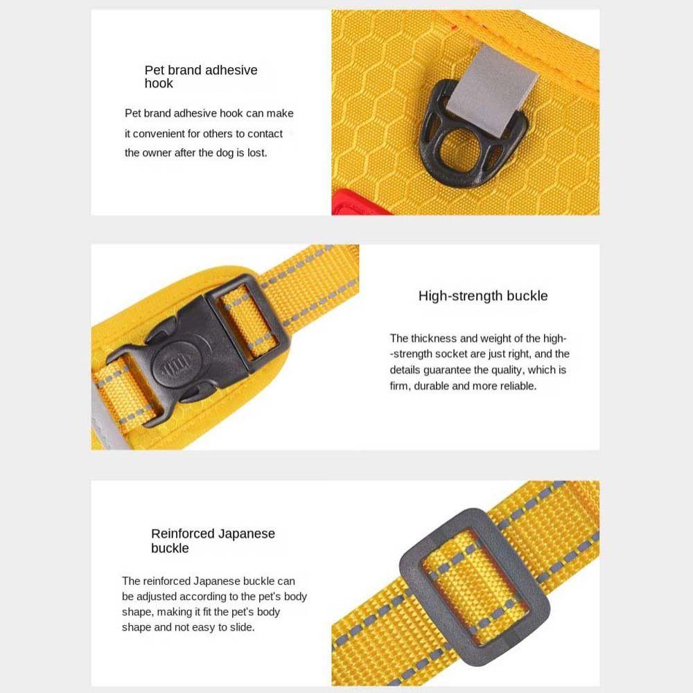 Explosion-Proof Traction Halter Dog Harness Vest Pet Harnesses Leash Pet Supplies Pet Chest Strap