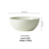 Ru Han Ceramic Embossed Soup Bowl