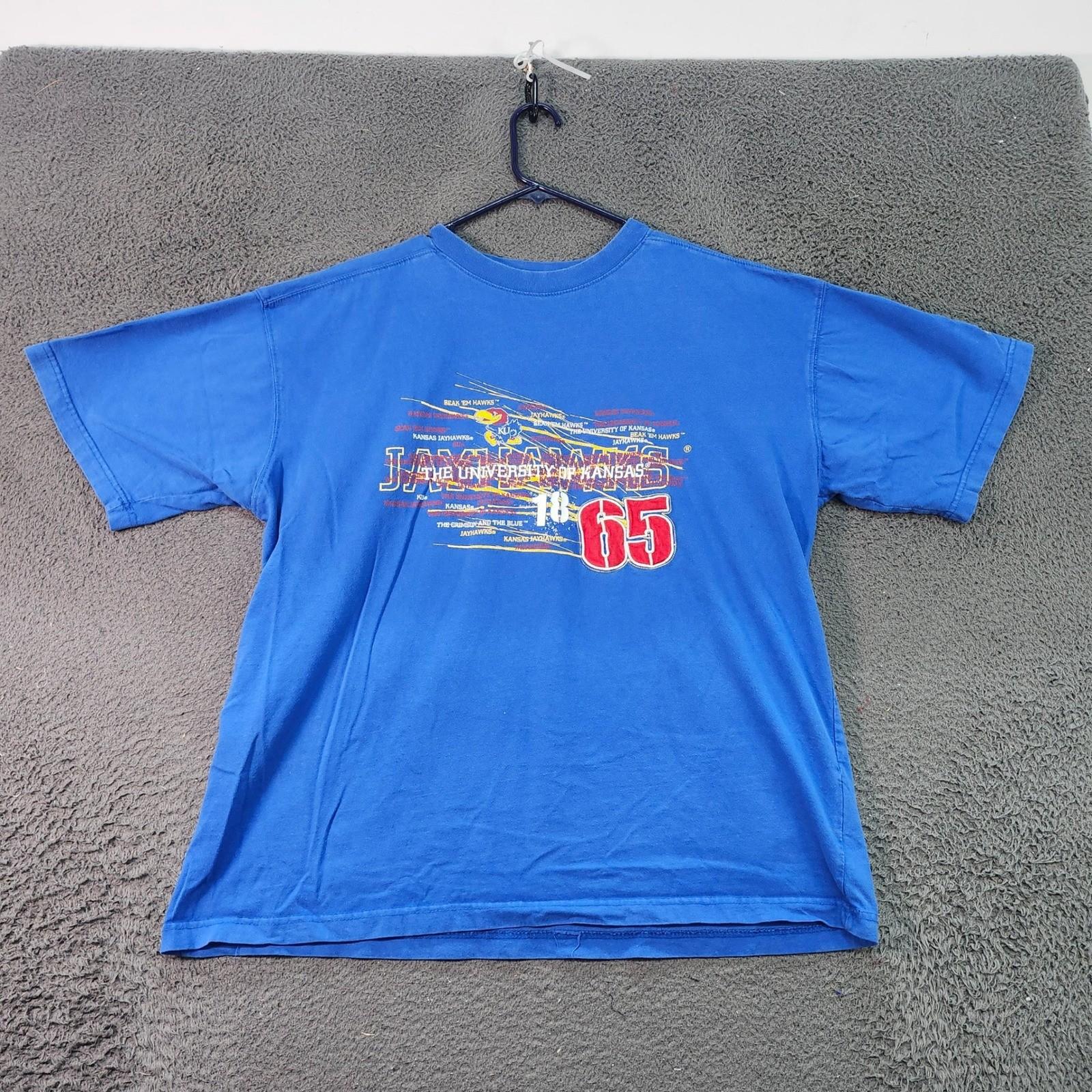 University of Kansas Jayhawks 1965 T Shirt Blue XL Unisex T-Shirt S