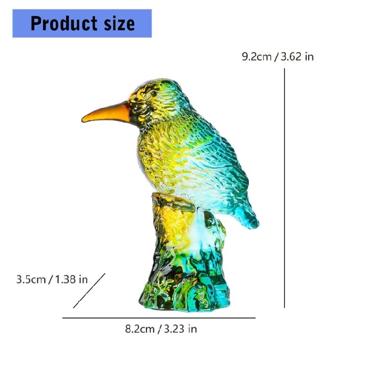 Handmade Bird Figurine Cute Animal Statue Home Table Decoration Ornament Wedding Holiday Gift Decoration