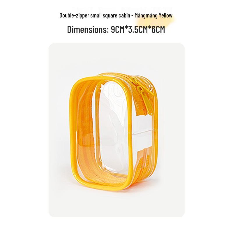 High-Transparency Double Zipper Blind Box Doll Bag - Outdoor PVC Itabag