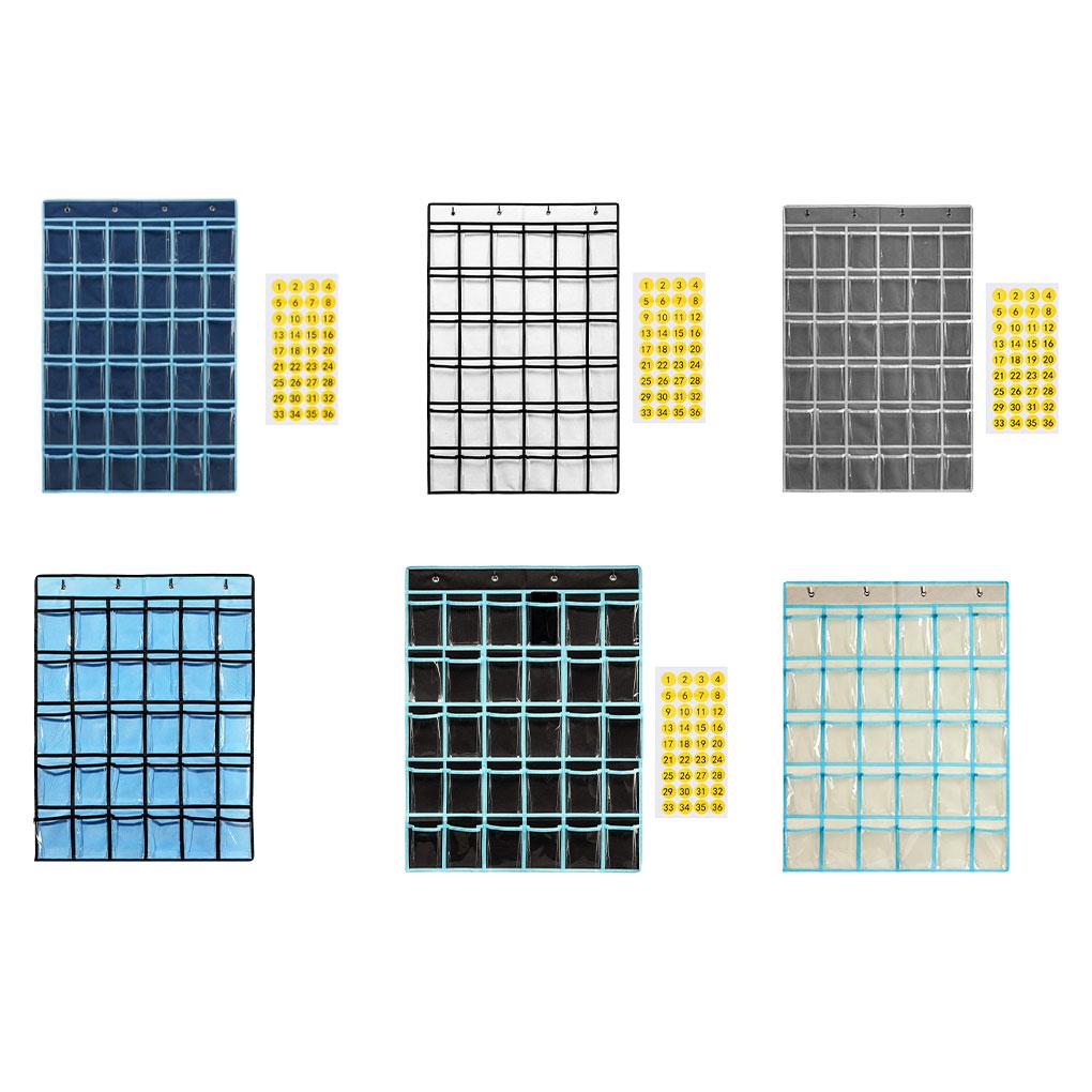OxfordCloth Multi Grid Storage Organizer For Various Occasions With Rust Proof Metal Hooks Suitable