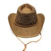 Straw Hat For Men Summer Sun Protection Wide Brim Traveller Accessory