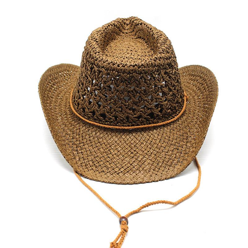 Straw Hat For Men Summer Sun Protection Wide Brim Traveller Accessory