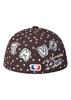 THEMUSEUMVISITOR Tmv Patch Embroidery Cap (Wine)