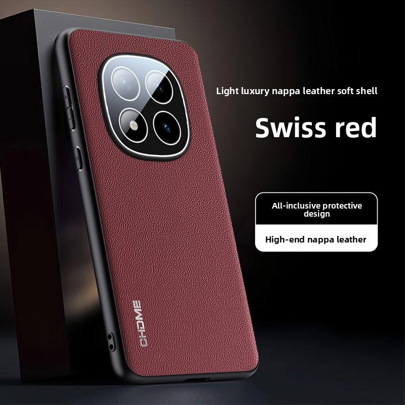

Phone Case for Xiaomi Redmi Note 14 13 Pro Plus 5G Coque Leather Silicone Soft for Redmi Note 15 Pro+ Camera Protection Cover Redmi note 15 Pro 5G
