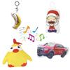 Adorable Banana Plush Toy Keychain With Soft Crystal Fabric And Voice Feature