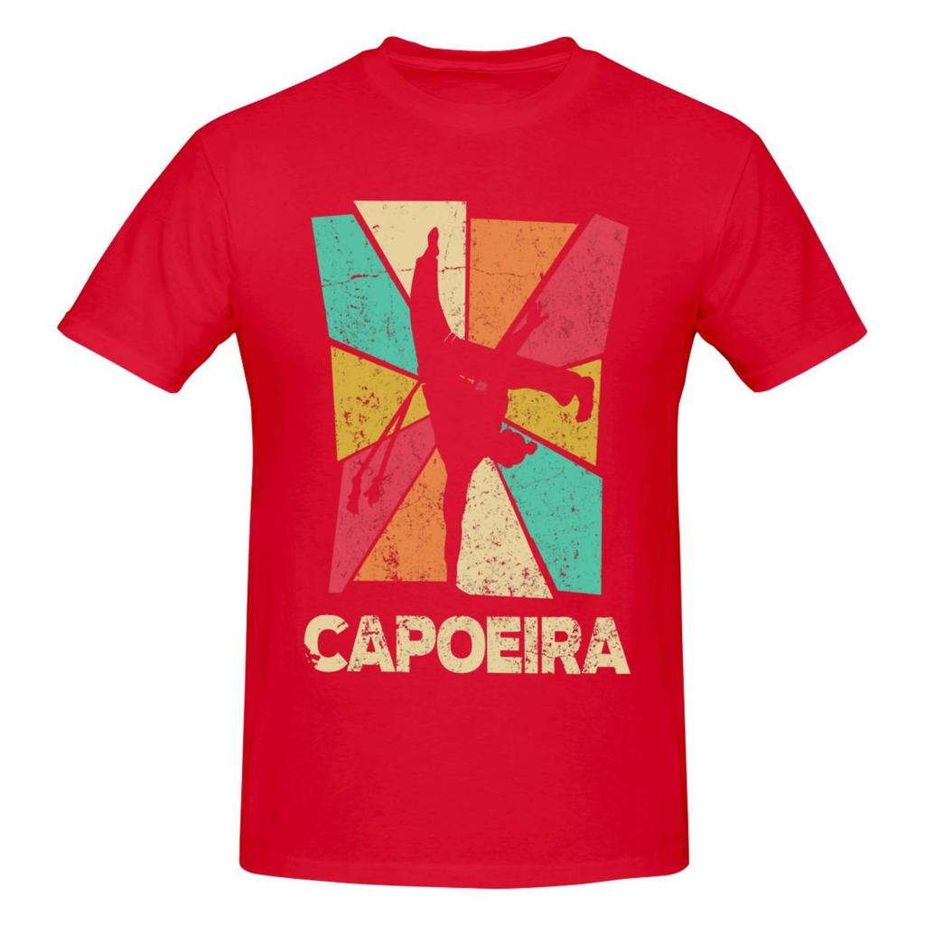 Unisex Funny Martial Arts Kickboxing Capoeira Vintage T Shirt Streetwear Oversized Oneck Cotton Sleeve Custom Unisex Clothing