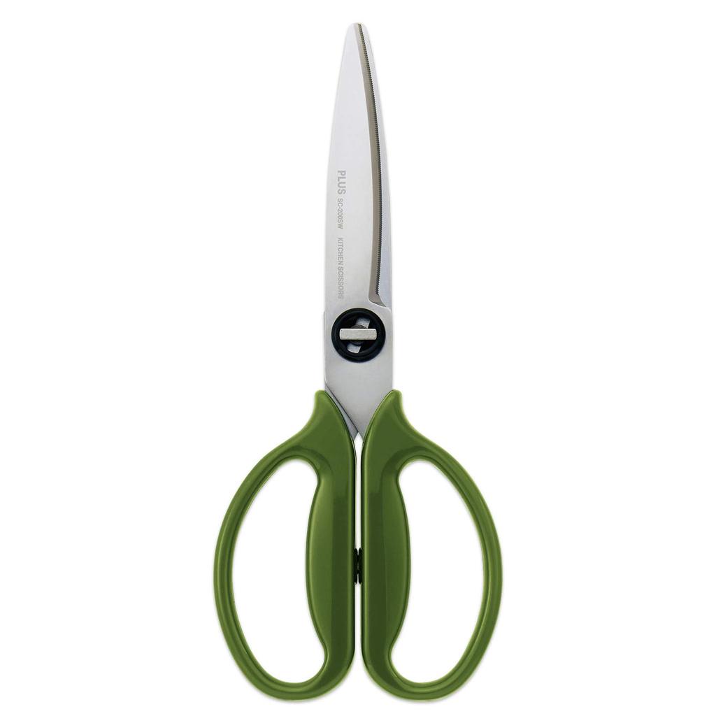 Plus Kitchen Dishwasher Fit Cut Outdoor Moss 35677 Scissors, Disassembly, Safe, Curve, Packaging, Green, Long-lasting Sharpness,