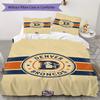 Denver Broncos Pattern Bedding Uilt Set Uilt Cover Pillowcase Home Decoration Birthday Gift (1*duvet Cover + 2*pillowcase Without Core)
